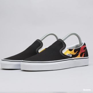 Ghete Vans Classic Slip-On(flame) black / black / tr wht