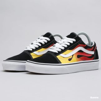 Ghete Vans Old Skool (flame) black