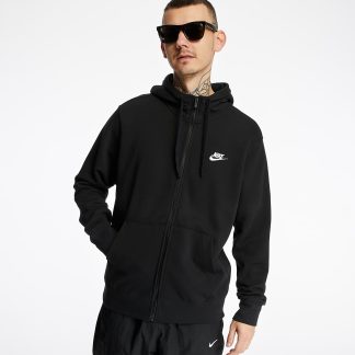 Nike Sportswear Club Hoodie FZ Ft Black/ Black/ White