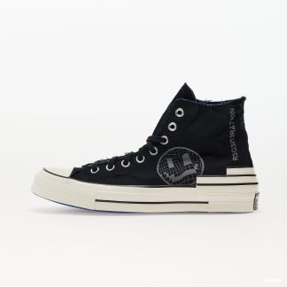 Ghete Converse Chuck 70 Trippy Heel Black/ Iron Grey/ Blue