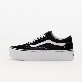 Ghete Vans Old Skool Stackform Suede/ Canvas Black/ True White